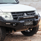 Alpha Predator Steel Bull Bar for Mitsubishi Pajero NS NT NX NW 2006-2021