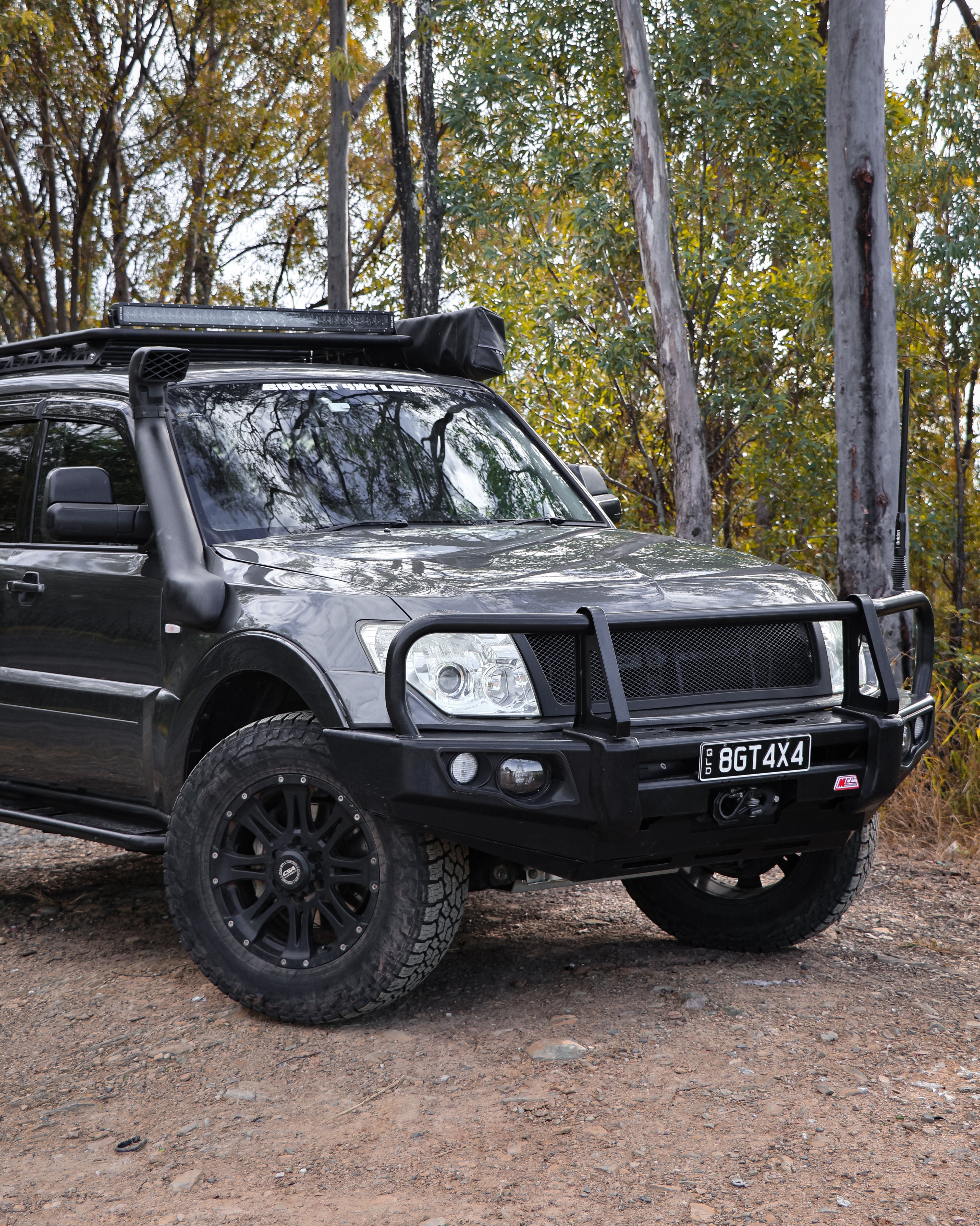 Black Mesh Grille for Mitsubishi Pajero NS, NT, NW, NX (2006–2021)