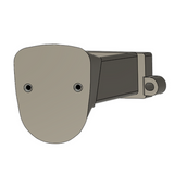 UHF Hand Piece Mount for Mitsubishi Pajero NS, NT, NW, NX (2006–2021) — Suits Uniden Slide Mount