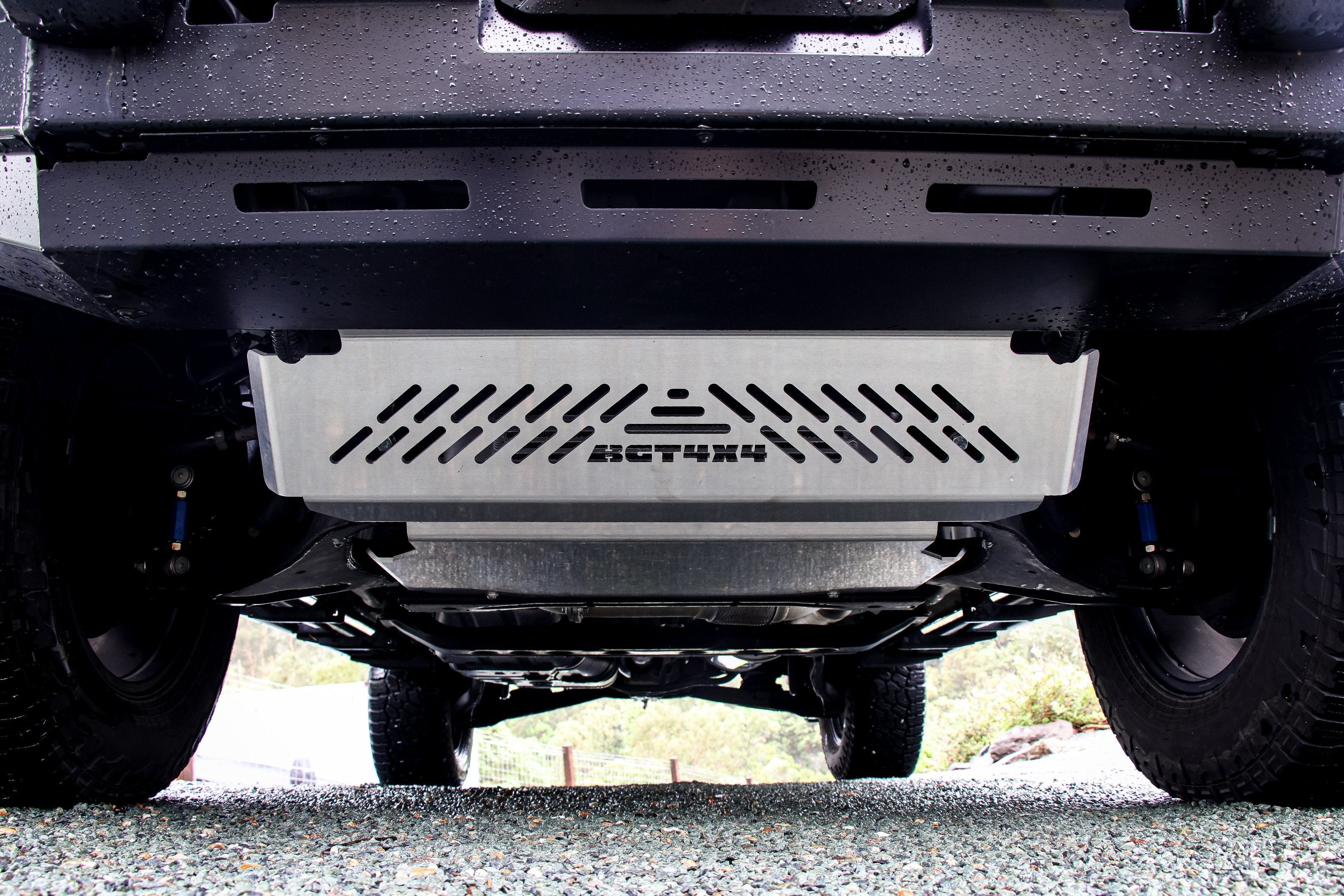 6mm Aluminium Intercooler and Sump Bash Plates for Mitsubishi Pajero NM, NP, NS, NT, NW, NX (2000–2022)