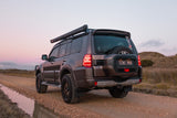 Rear Door Spare Wheel Sticker for Mitsubishi Pajero NS, NT, NW, NX (Silver or Black)