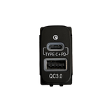 USB A and USB C Charger Switch for Mitsubishi Pajero NS, NT, NW, NX (2006–2021)