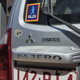 Pajero Rear Door Lettering Sticker - Mitsubishi Pajero NM–NP (1999–2006)