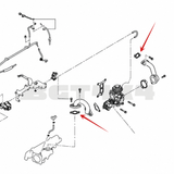 EGR & Throttle Body Gasket Set for Mitsubishi 4N15 2.4L Diesel