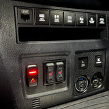 Uniden Slide UHF Mount and Hazard Switch Kit for Mitsubishi Pajero NS, NT, NW, NX (2006–2021)