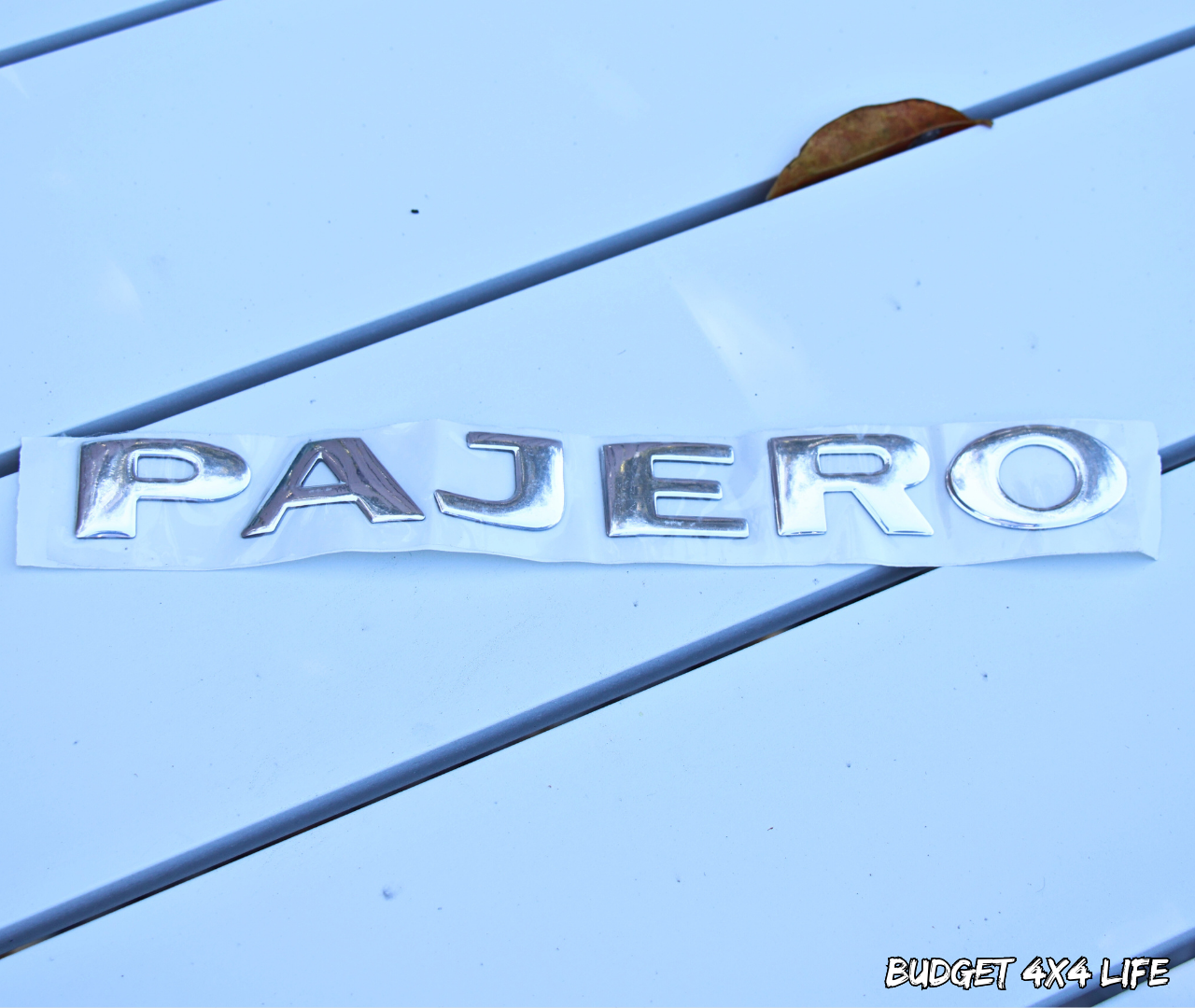Pajero Rear Door Lettering Sticker - Mitsubishi Pajero NM–NP (1999–2006)