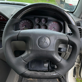 Carbon Fibre Steering Wheel for Mitsubishi Pajero NM, NP (1999–2006)