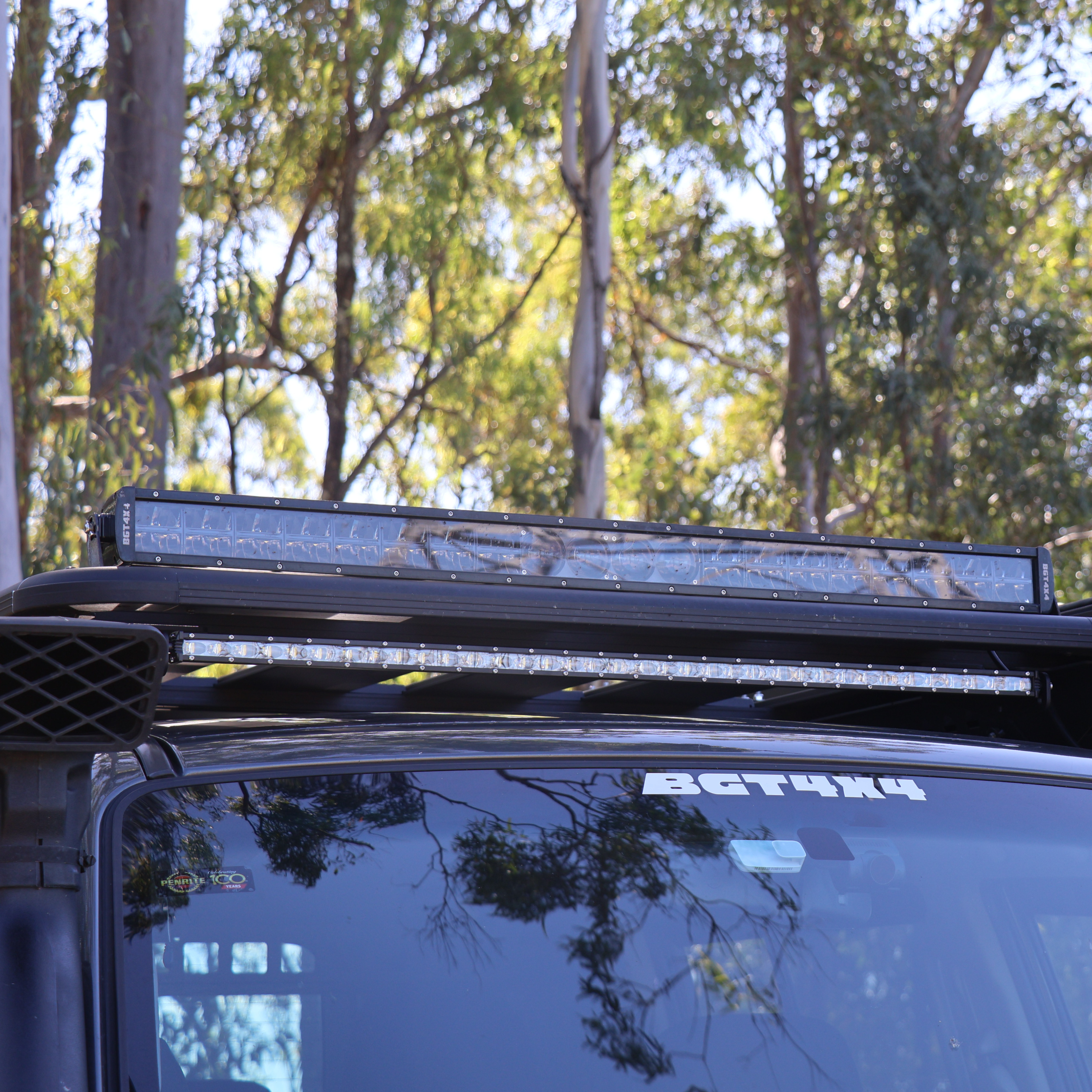 LED Light Bar Brackets - Suit BGT4X4 Platform Rack