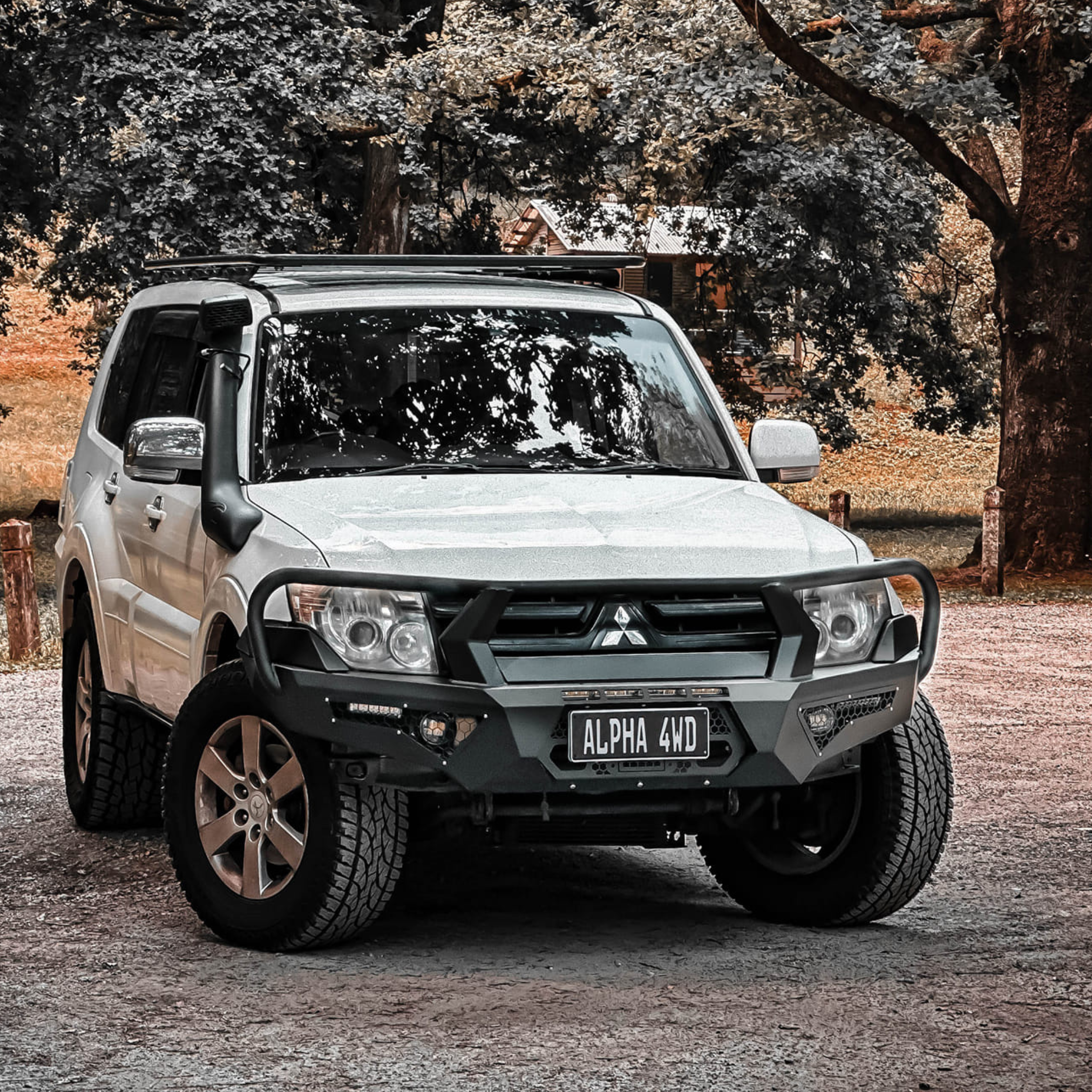 Mitsubishi Pajero Alpha Pack Steel Bull Bar NS NT NX NW 2006-2021