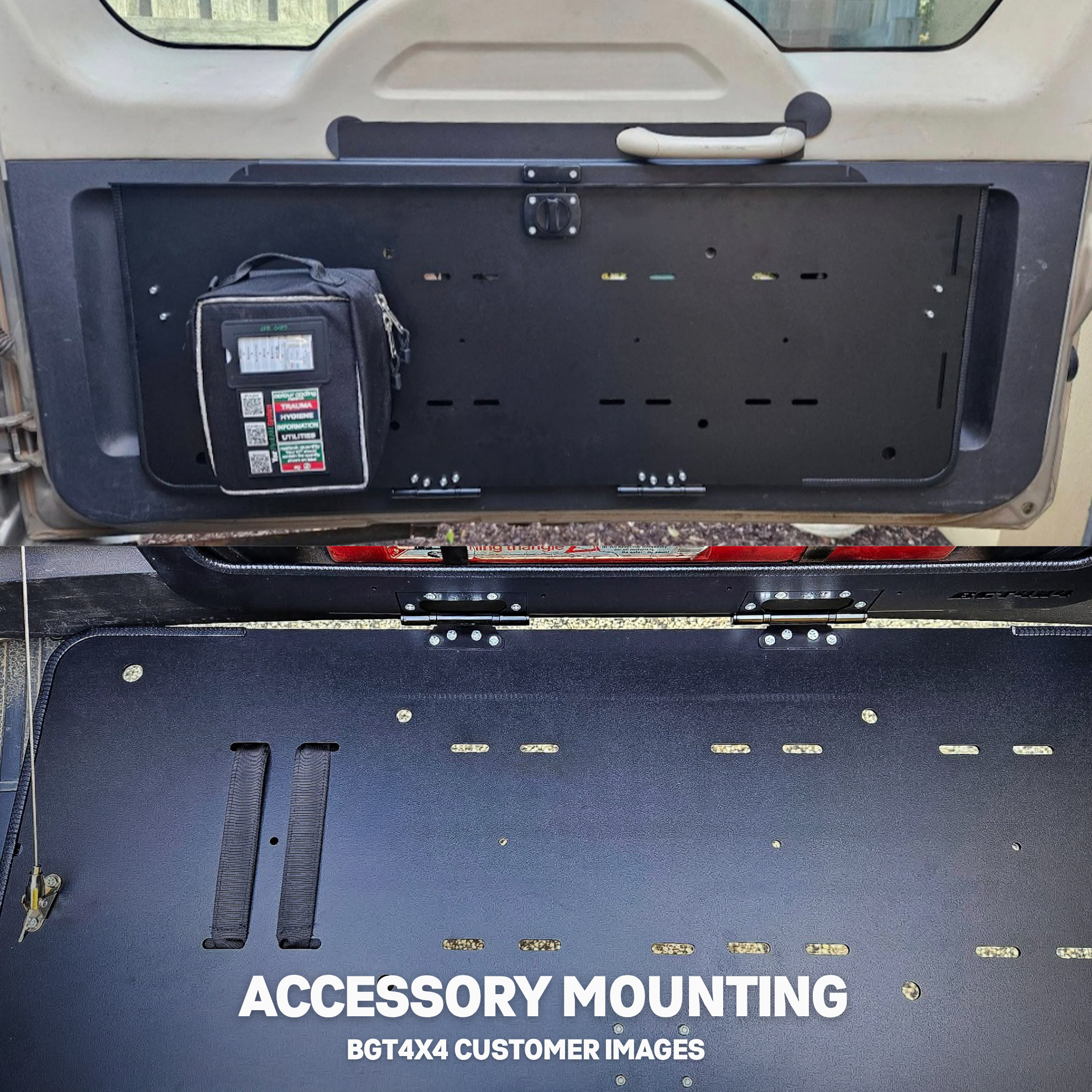 Slimline Rear Door Table for Mitsubishi Pajero NS-NX (2006 to 2021)