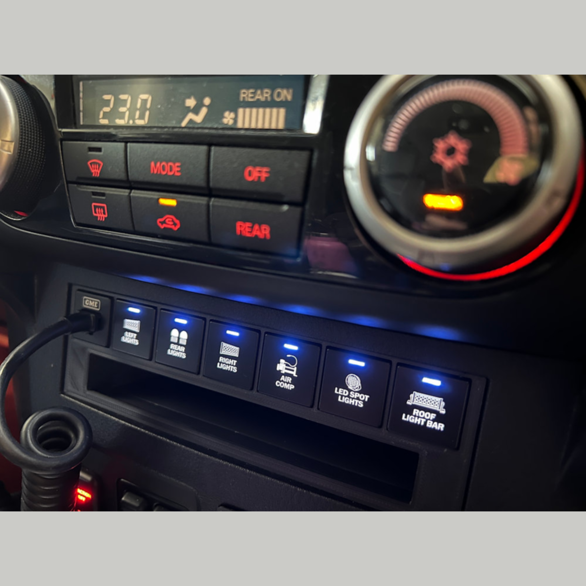 Mitsubishi Pajero Switch Panel Switches NS, NT, NW, NX