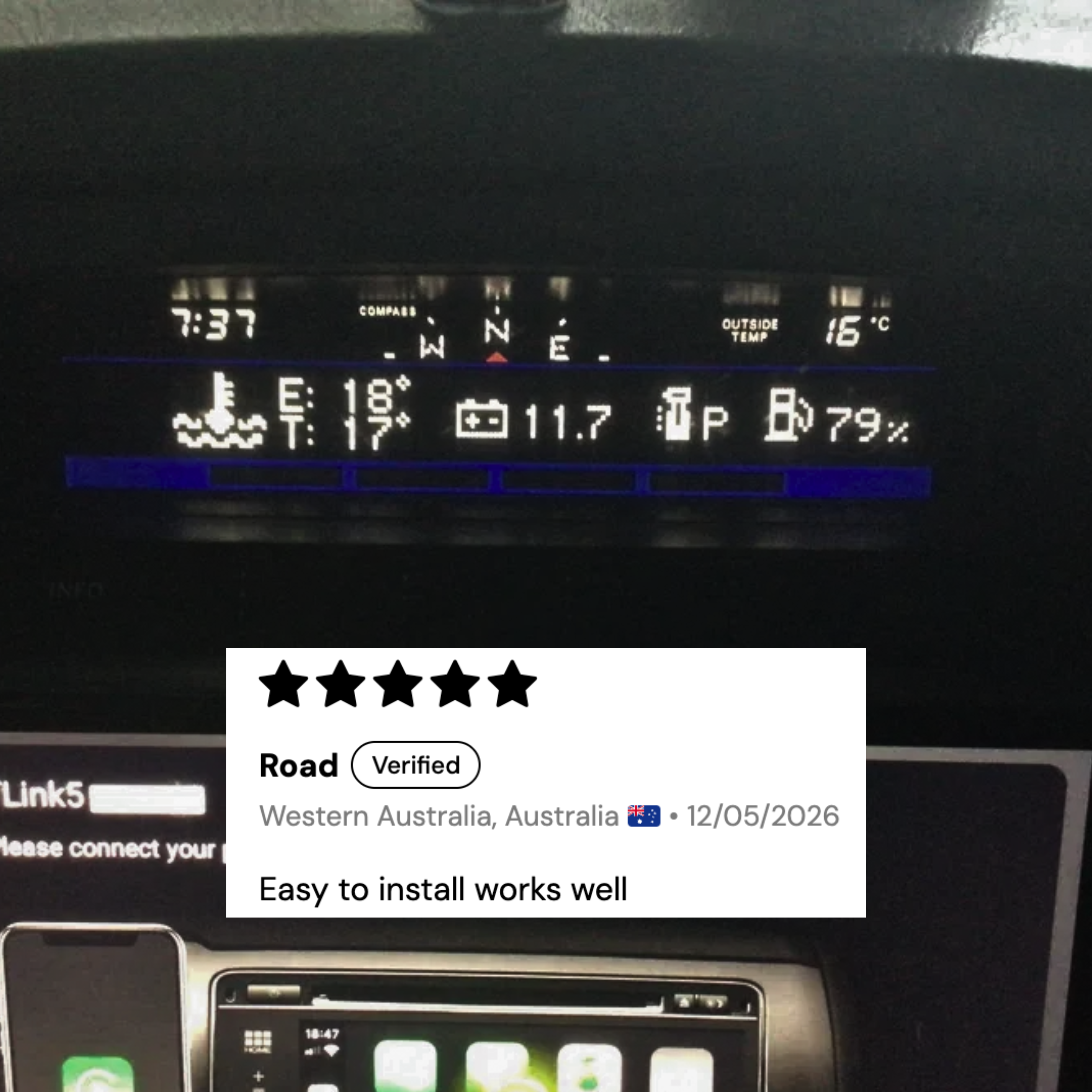 Centre Display Module for Mitsubishi Pajero NS-NX (2006 to 2021)