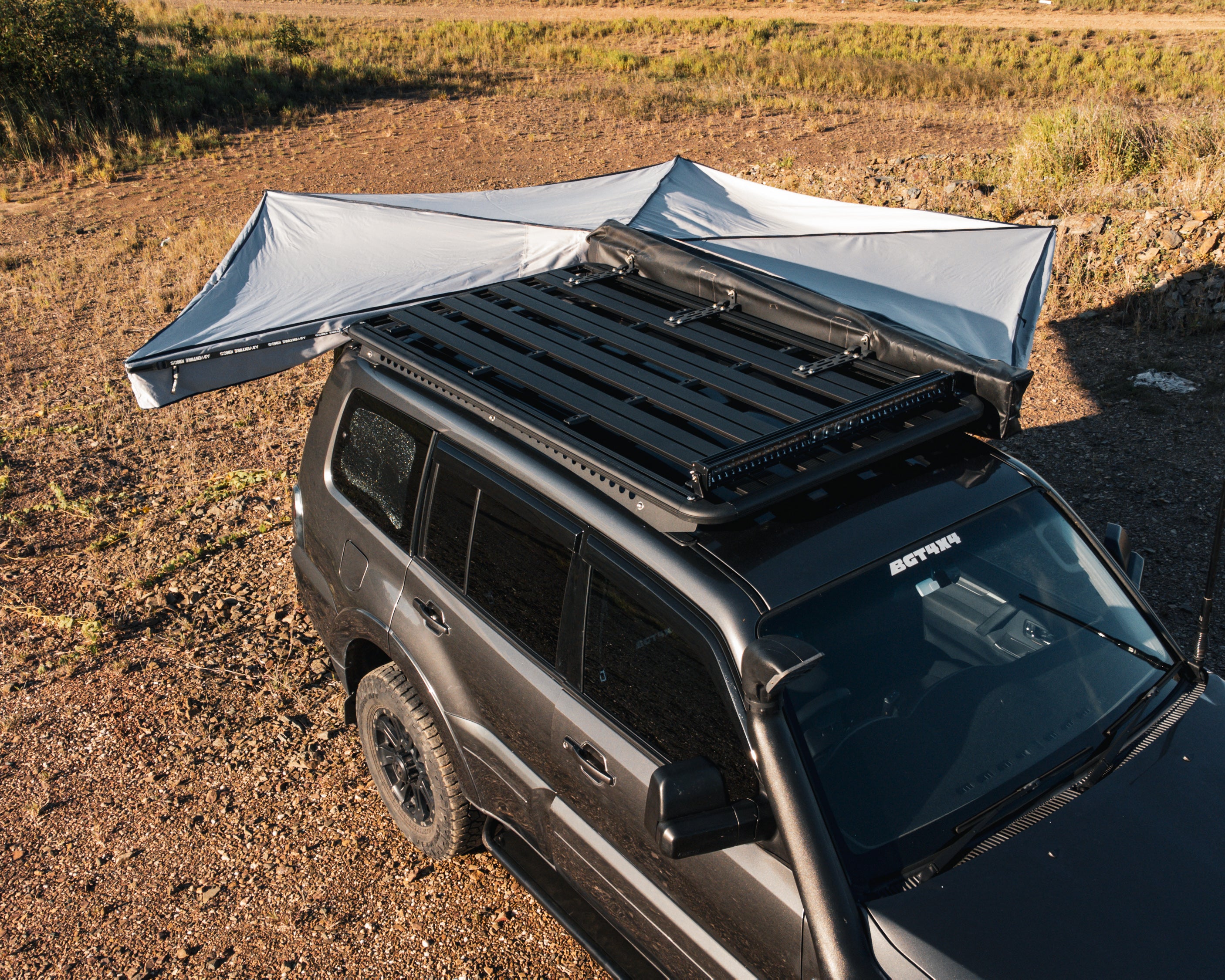 BGT4X4 Complete Backbone Roof Rack System for Mitsubishi Pajero NS-NX LWB (2006-2021)