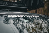 Budget 4x4 Life Windscreen Sticker (60 x 3.3cm) - White