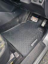 Rubber Floor Mats for SWB Mitsubishi Pajero (2006+)