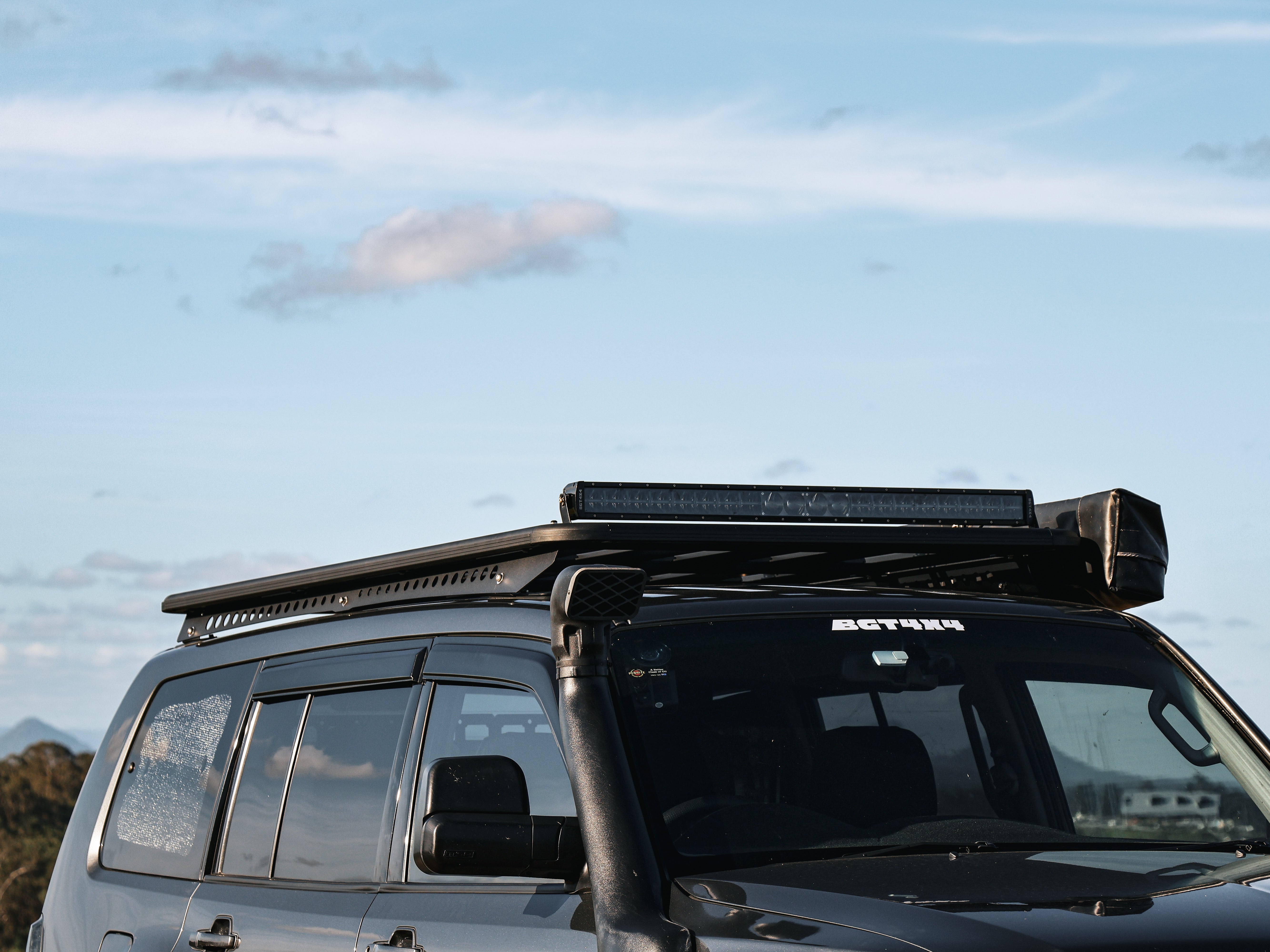 BGT4X4 Complete Backbone Roof Rack System for Mitsubishi Pajero NS-NX LWB (2006-2021)