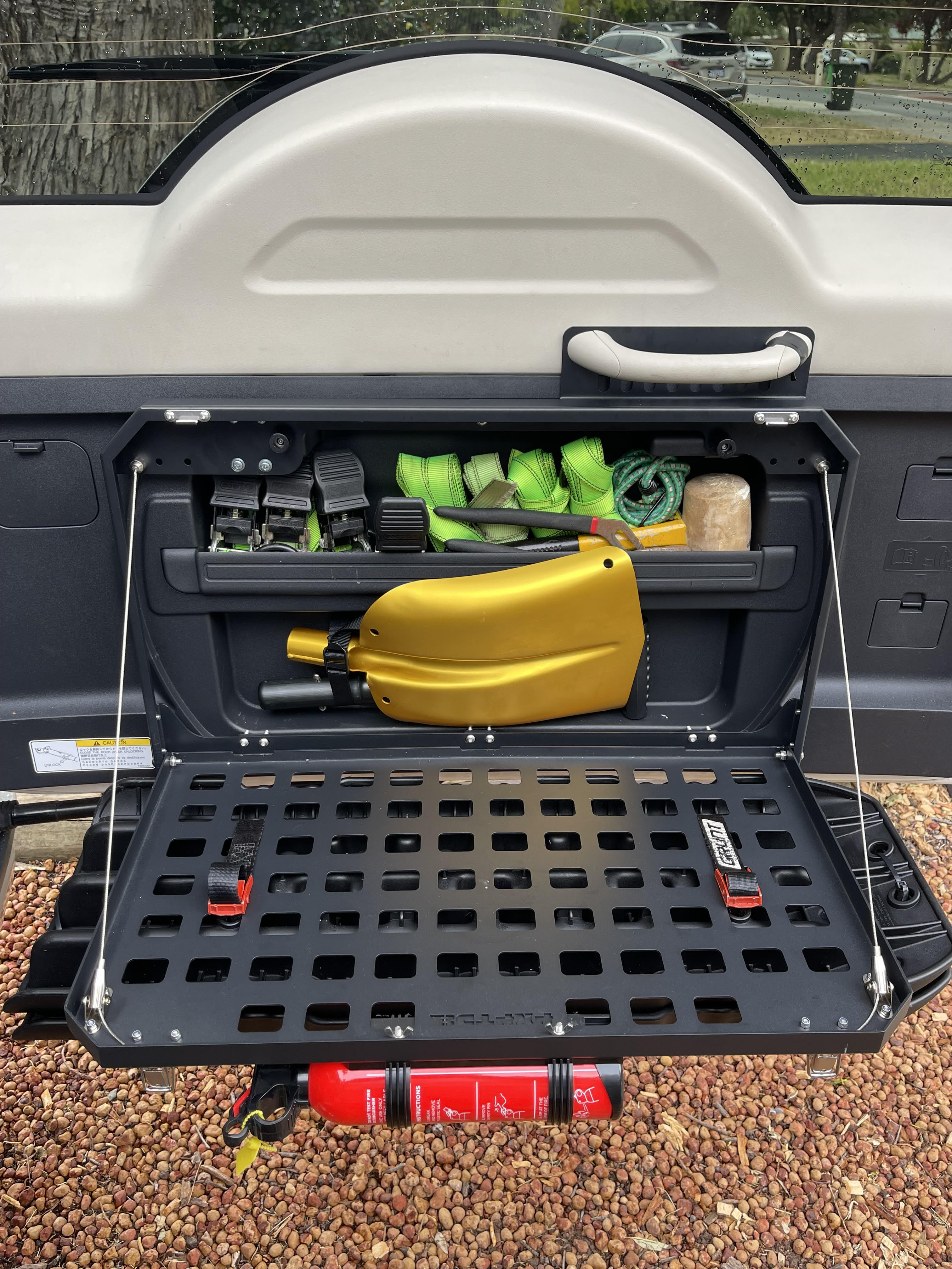 Mini Rear Door Table for Mitsubishi Pajero NS, NT, NW, NX (2006–2021)