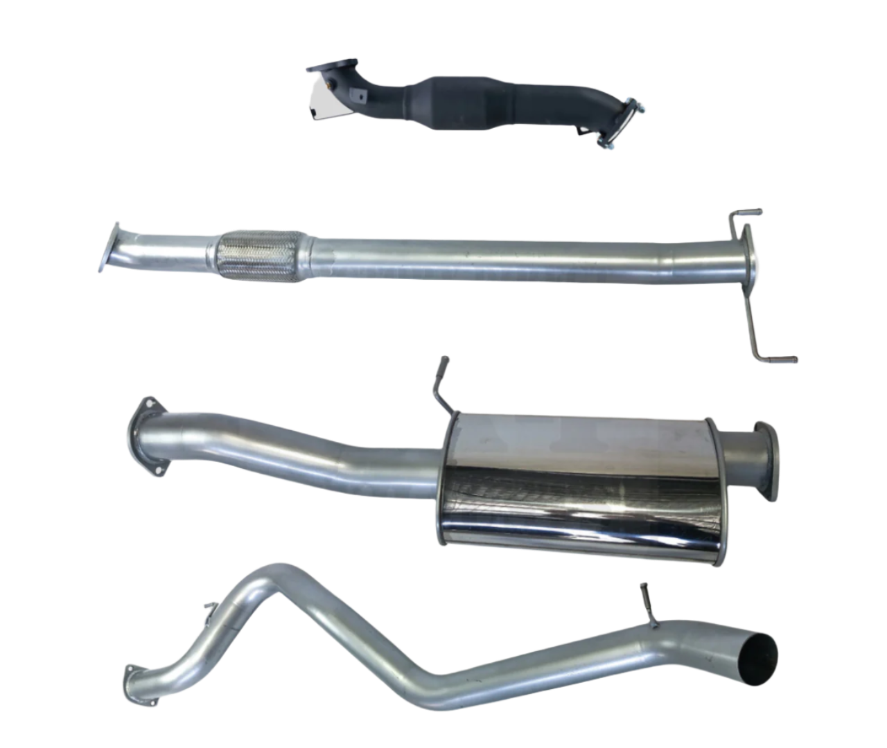 3" 409 Stainless Steel Exhaust System - Turbo Back for Mitsubishi Challenger KH 2.5L Turbo Diesel