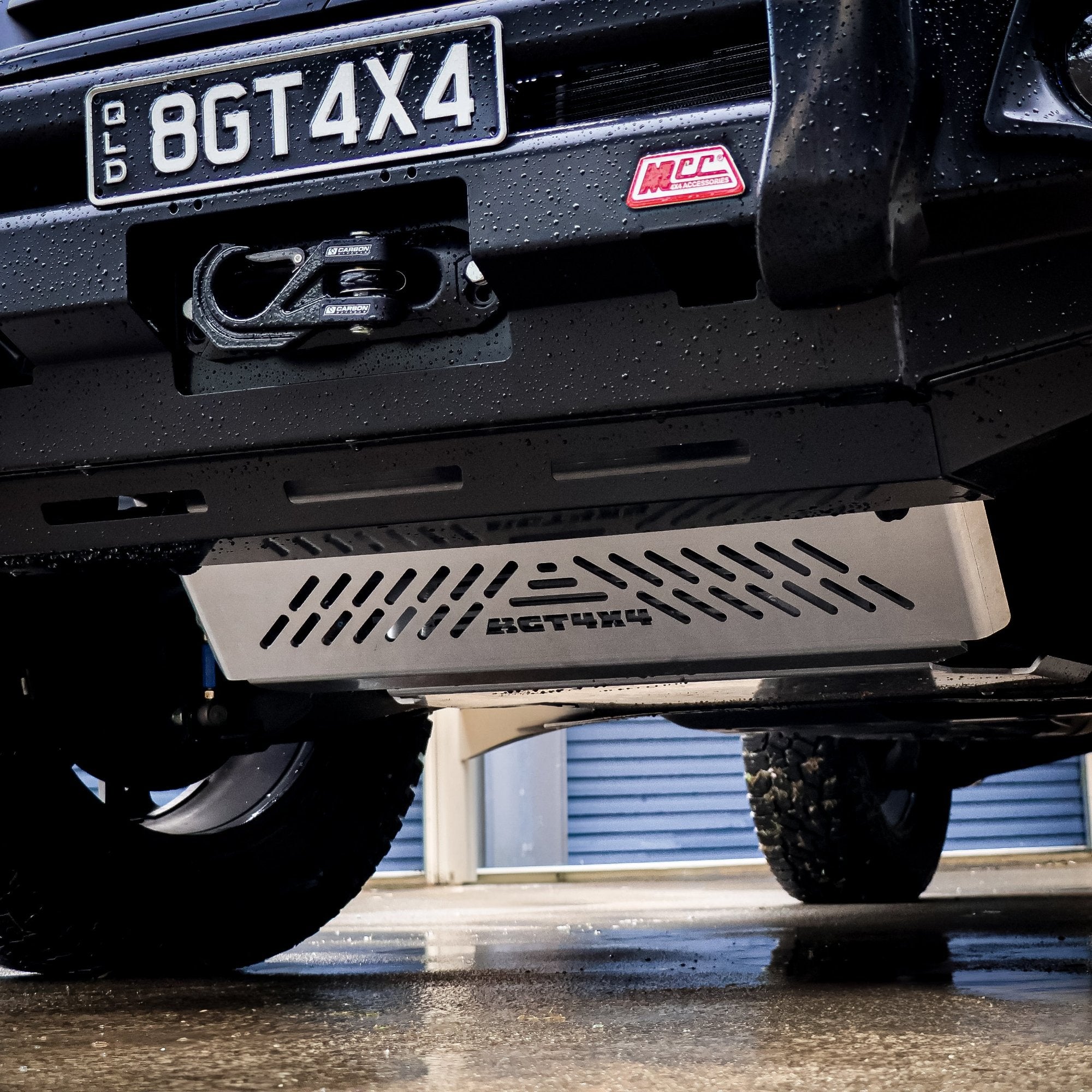 6mm Aluminium Intercooler and Sump Bash Plates for Mitsubishi Pajero NM, NP, NS, NT, NW, NX (2000–2022)