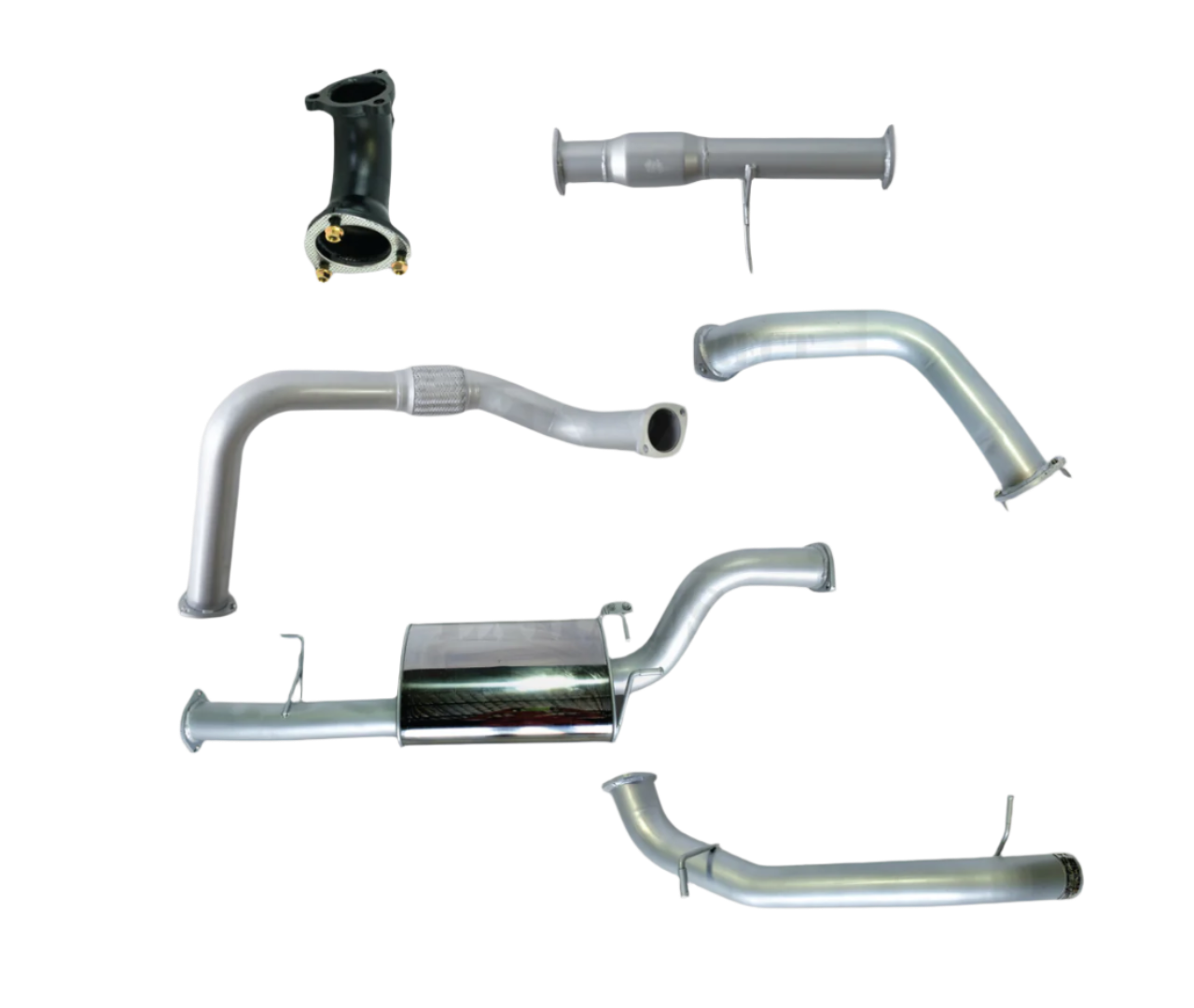3" 409 Stainless Steel Turbo Back Exhaust System for Mitsubishi Pajero NS 3.2L Manual