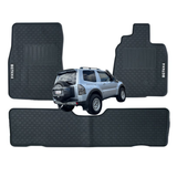 Rubber Floor Mats for SWB Mitsubishi Pajero (2006+)