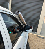 Fabwitz 4" Long Entry Snorkel (Basic Weld Polished) for Mitsubishi Triton MN 2009 - 2014