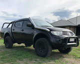 Fabwitz 4" Long Entry Snorkel (Seamless Polished) for Mitsubishi Triton MN 2009 - 2014