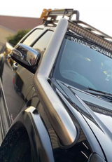 Fabwitz 4" Mid Entry Snorkel (Basic Weld Polished) for Mitsubishi Triton MN/ML & Challenger 2009-2015