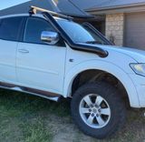 Fabwitz 4" Mid Entry Snorkel (Seamless Powder Coated) for Mitsubishi Triton MN/ML/ Challenger 2009-2015