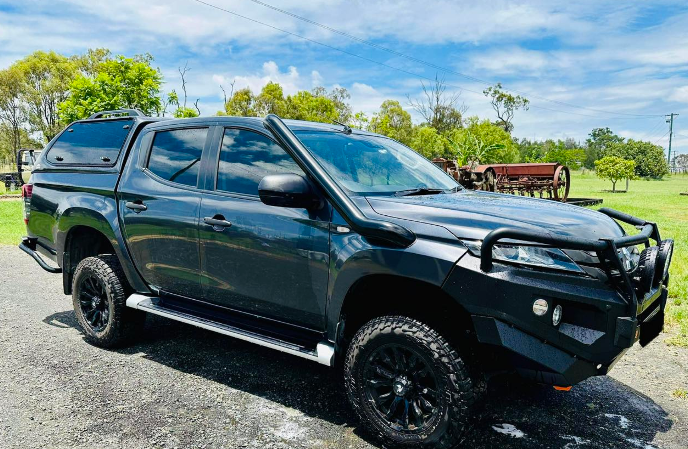 Fabwitz 4" Snorkel (Basic Weld Powder Coated) for Mitsubishi Triton MR/ Pajero Sport 2020