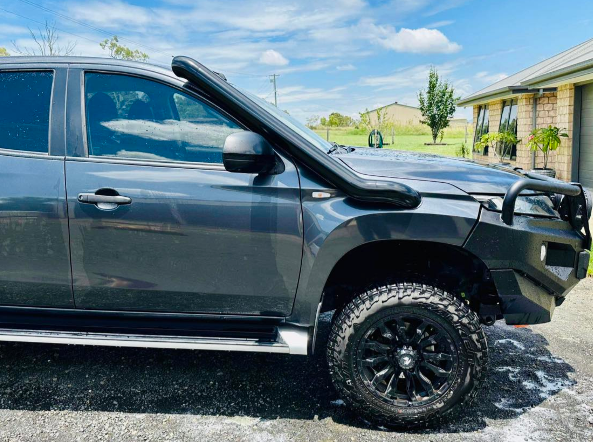 Fabwitz 4" Snorkel (Basic Weld Powder Coated) for Mitsubishi Triton MR/ Pajero Sport 2020