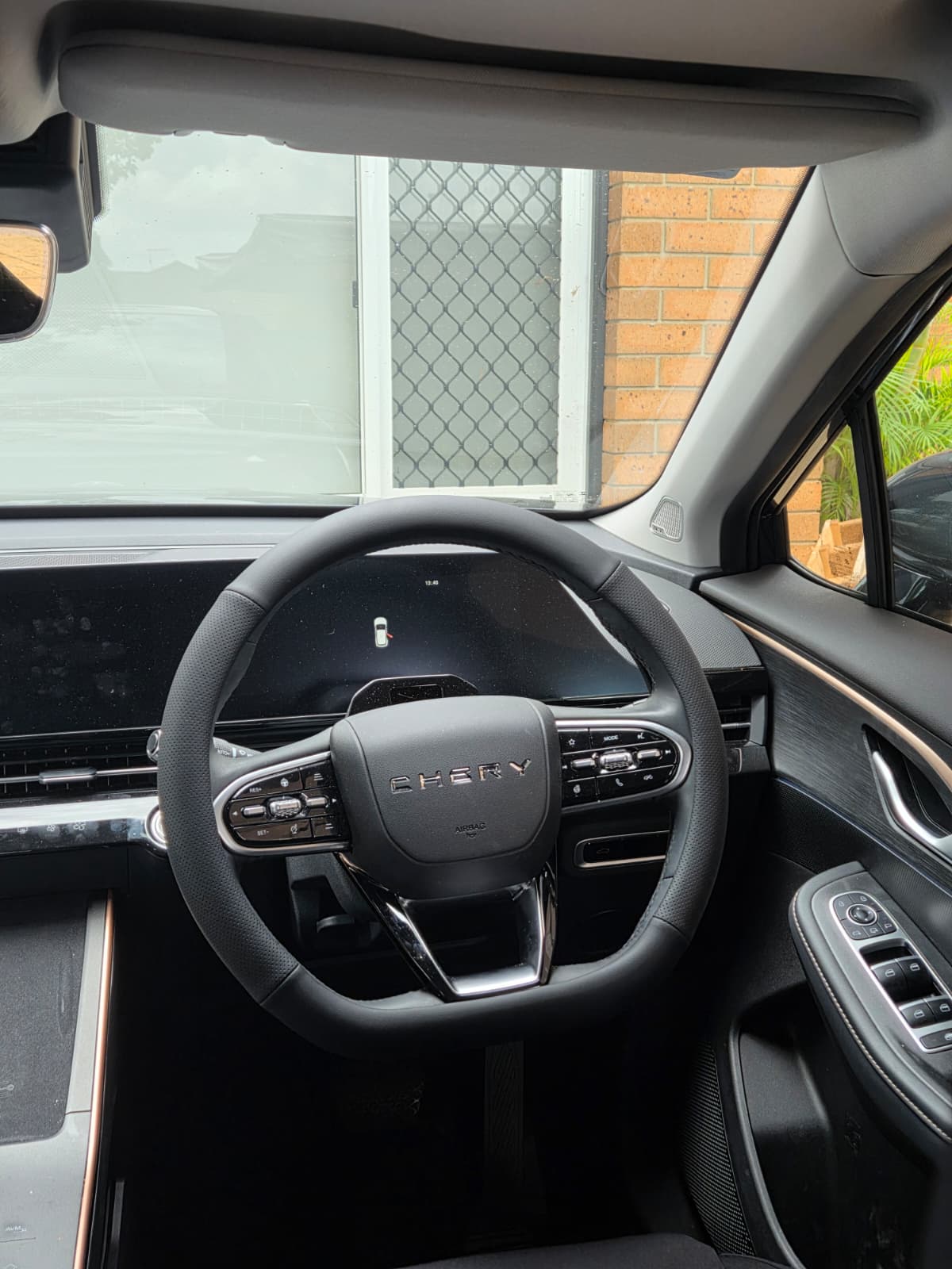 Matte Black Steering Wheel Cover for Chery/Jaecoo Models