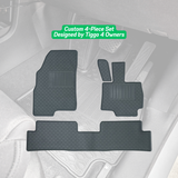 Custom-Fit Rubber Floor Mat Set for Chery Tiggo 4