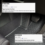 Custom-Fit Rubber Floor Mat Set for Chery Tiggo 4