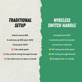 Wireless 6-Switch Grab Handle & Control Box for Mitsubishi Pajero NS-NX (2006-2021)