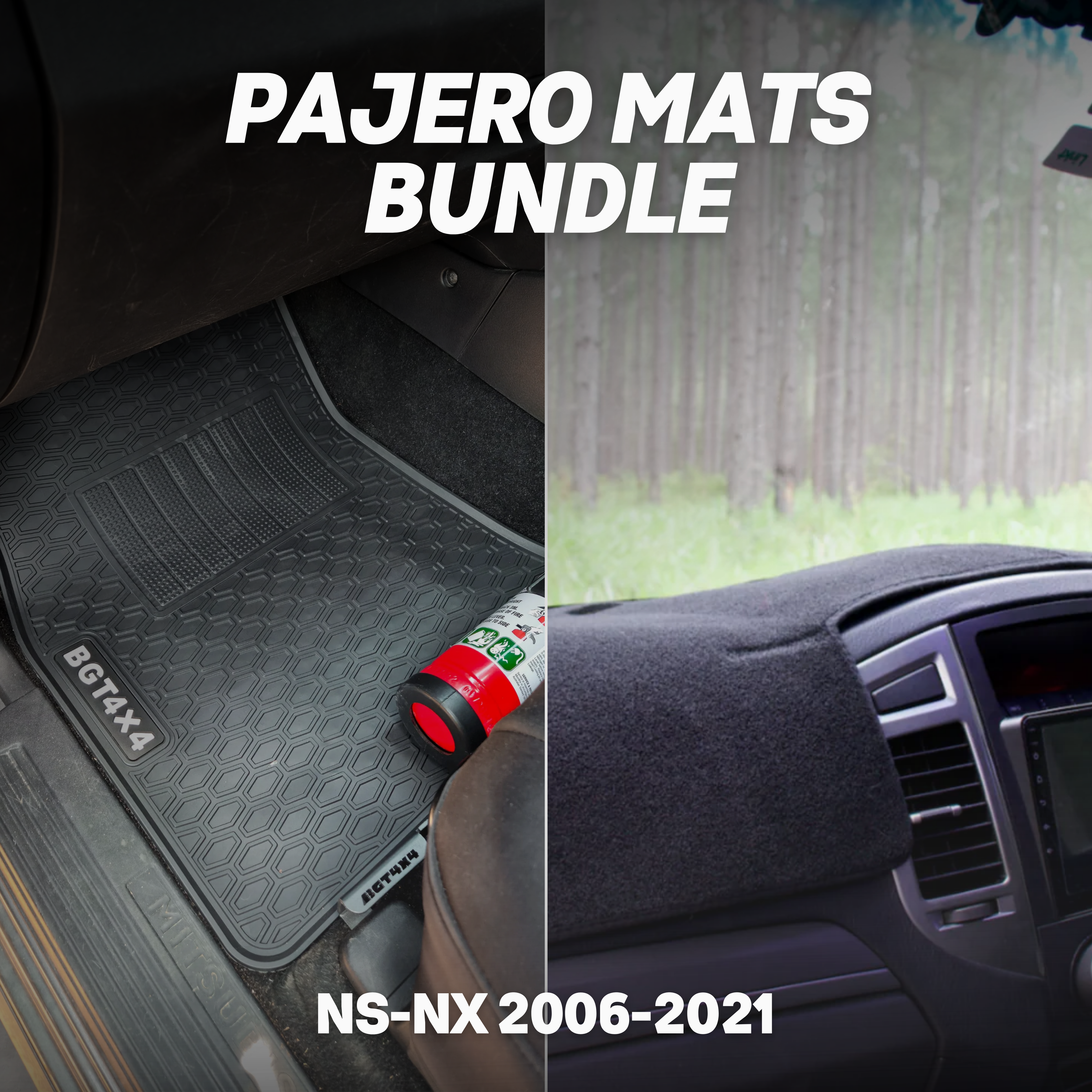Protective Mats Bundle for Mitsubishi Pajero NS-NX (2006-2021)