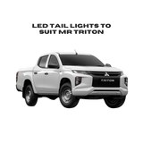 Bold LED Tail Lights for Mitsubishi Triton MR (2019–2023)