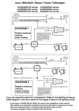 Mitsubishi Pajero Factory Style Switches NS NT NW NX