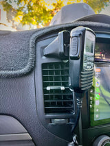UHF Hand Piece Mount for Mitsubishi Pajero NS, NT, NW, NX (2006–2021) — Suits Uniden Slide Mount